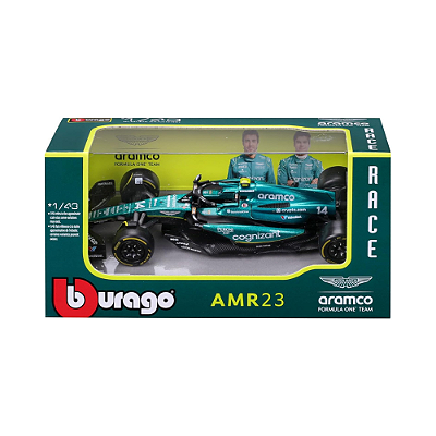 Fórmula 1 Aston Martin AMR23 Lance Stroll 2023 1:43 Bburago
