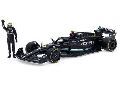 Fórmula 1 Mercedes Benz AMG W14 E Performance Lewis Hamilton c/ Piloto 1:24 Bburago