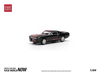 Shelby Mustang GT500 1:64 POP RACE Preto