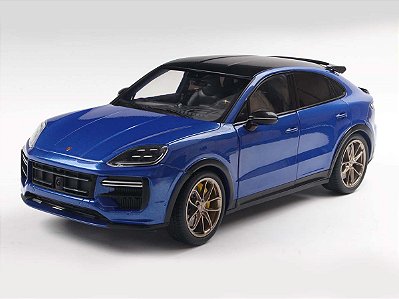 Porsche Cayenne Coupe GT Turbo 2024 1:18 Solido Azul