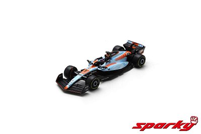 Fórmula 1 Williams Racing FW45 GP Singapura Alex Albon 2023 1:64 Spark