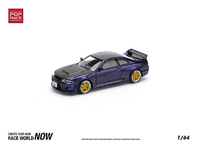Nissan Skyline GT-R R33 Nismo Midnight Purple1:64 POP RACE
