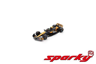 Fórmula 1 McLaren MCL38 Winner Abu Dhabi GP Lando Norris 2024 1:64 Spark