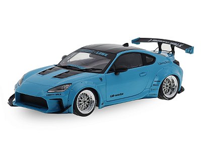 Toyota GR86 Liberty Walk Body Kit 2024 1:18 Solido Azul