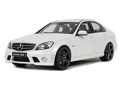 Mercedes Benz C63 AMG 2007 1:18 GT Spirit Branco