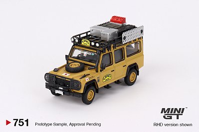 Land Rover Defender 110 1989 Camel Trophy Japan 1:64 Mini GT