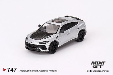 Lamborghini Urus Performante Grigio Nimbus 1:64 Mini GT