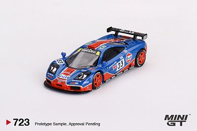McLaren F1 GTR #33 GULF 1996 24Hr Le Mans 1:64 Mini GT