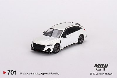 Audi ABT RS6-R Glacier White Mettalic 1:64 Mini GT