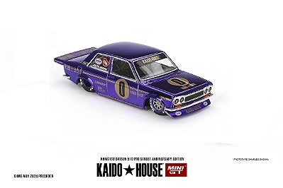 Datsun 510 Pro Street Anniversary Edition P Kaido House 1:64 Mini GT