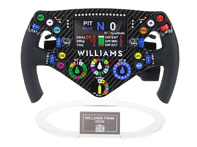 Volante Fórmula Williams FW46 1 2024 1:2 HC Models