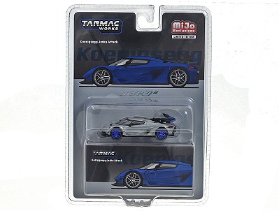 Koenigsegg Jesko Attack Blue 1:64 Tarmac Works CHASE