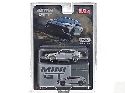 Lamborghini Urus Performante Grigio Nimbus 1:64 Mini GT CHASE