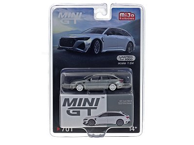 Audi ABT RS6-R Glacier White Mettalic 1:64 Mini GT CHASE