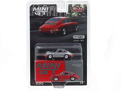 Porsche 901 1963 Signal Red 1:64 Mini GT CHASE