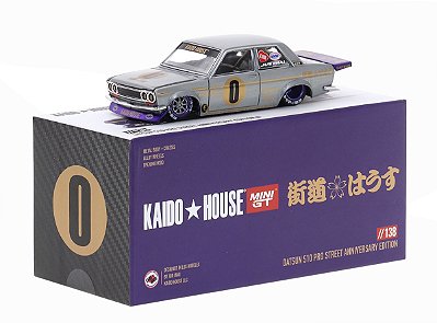 Datsun 510 Pro Street Anniversary Edition P Kaido House 1:64 Mini GT CHASE