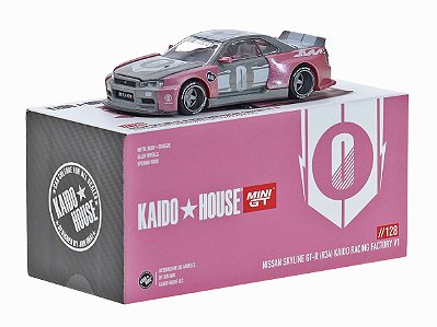 Nissan Skyline GT-R R34 Kaido Racing V1 Kaido House 1:64 Mini GT CHASE