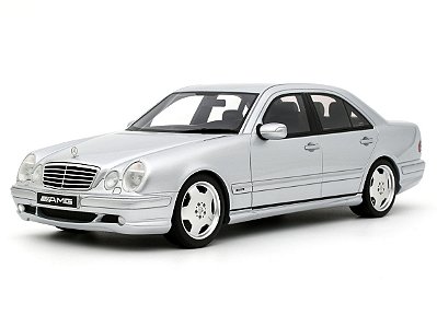 Mercedes Benz E55 AMG W210 Brilliant Silver 744 2001 1:18 OttOmobile