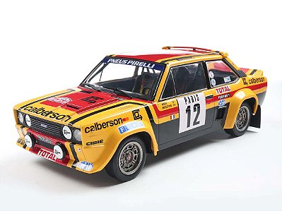 Fiat 131 Abarth Yellow Rallye de Monte-Carlo 1980 1:18 Solido