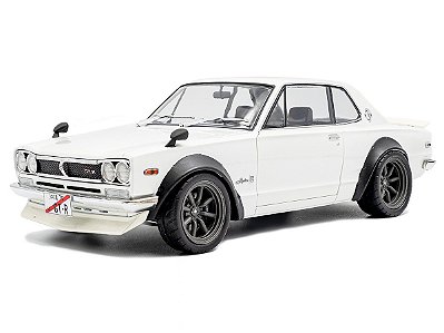 Nissan Skyline (C10) Hakosuka Solido Works 1970 1:18 Solido Branco