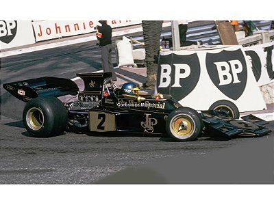 Fórmula 1 Lotus 72E Ronnie Peterson Winner GP Mônaco 1973 1:18 Quartzo
