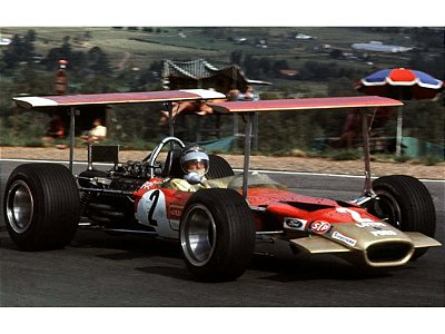 Fórmula 1 Lotus 49B Jochen Rindt GP África do Sul 1969 1:18 Quartzo