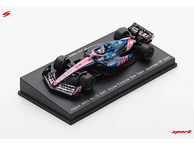 Fórmula 1 BWT Alpine Formula One Team A525 Pierre Gasly GP Japão 2025 1:64 Spark