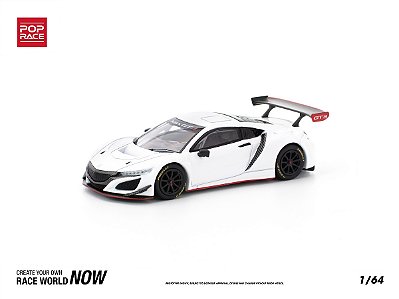 Honda NSX GT3 EVO22 1:64 POP RACE Branco
