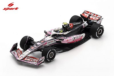 Fórmula 1 MoneyGram Haas F1 Team VF-25 Oliver Bearman GP Japão 2025 1:18 Spark