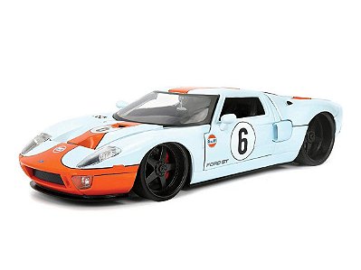 Ford GT 2005 Gulf Hyper-Spec Series 1:24 Jada Toys Azul