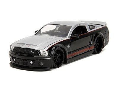 Ford Shelby GT-500KR 2008 Big Time Muscle Jada Toys Preto