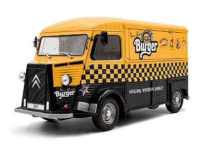 *** PRÉ-VENDA *** Citroën Type HY NYC Burgers 1969 1:18 Solido Amarelo