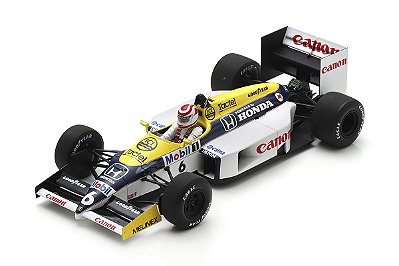 Fórmula 1 Williams FW11 Nelson Piquet Winner GP Brasil 1986 1:18 Spark
