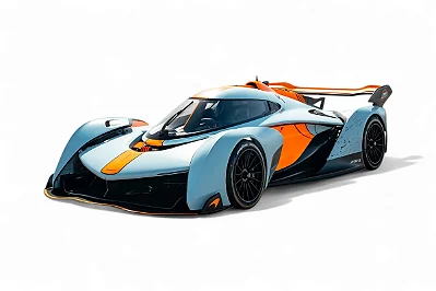 McLaren Solus GT 2025 1:18 Spark Azul