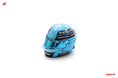 Capacete George Russell Mercedes AMG Petronas F1 Team W15 2024 1:5 Spark