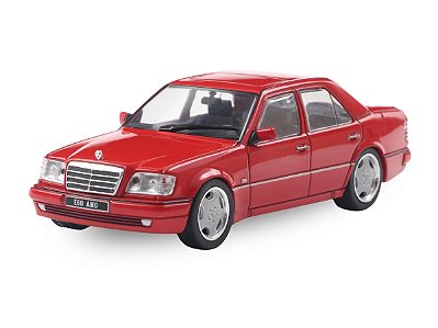 Mercedes Benz W124 E60 AMG 1994 1:43 Solido Vermelho