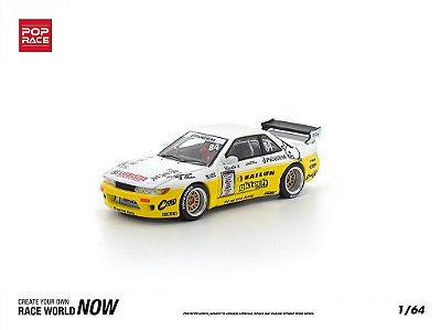 *** PRÉ-VENDA *** Nissan Silvia S13 Pandem Body Kit 2020 D1 LIGHTS 1:64 POP RACE PV13007