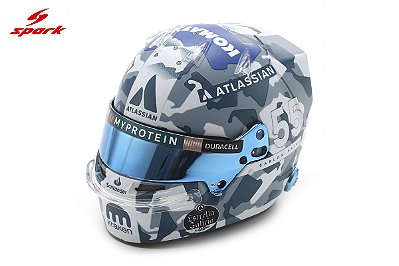 Capacete Carlos Sainz Williams Racing British GP 2025 1:5 Spark