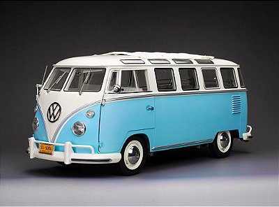 Volkswagen Kombi Samba 1962 1:12 Sunstar Azul