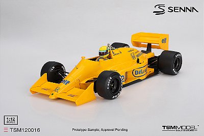 Lotus 99T #12 Ayrton Senna 1987 Vencedor GP Monaco 1987 1:12 TSM Model