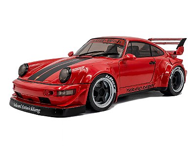 *** PRÉ-VENDA *** Porsche RWB Bodykit Taikano Kaishin 2024 1:18 Solido Vermelho