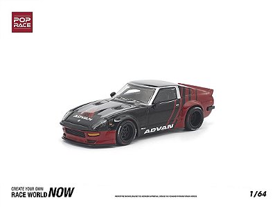 *** PRÉ-VENDA *** Nissan 280ZX Pandem Body Kit ADVAN 1:64 POP RACE PV13007