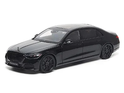 Mercedes Maybach S-Class Night Series 2023 1:18 Almost Real Preto