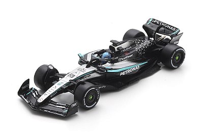 Fórmula 1 Mercedes W16 AMG PETRONAS F1 Team Winner G. Russell GP Canadá 2025 1:64 Spark