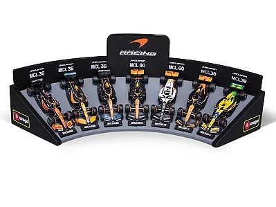 Fórmula 1 Set Cars McLaren c/ Display 1:43 Bburago