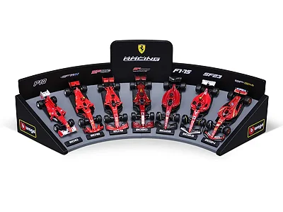 Fórmula 1 Set Cars Ferrari c/ Display 1:43 Bburago