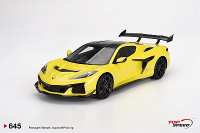 Chevrolet Corvette ZR1 1:18 TopSpeed Amarelo