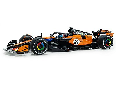 Fórmula 1 McLaren MCL39 Oscar Piastri GP Mônaco 2025 1:18 Solido