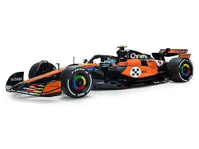 Fórmula 1 McLaren MCL39 Lando Norris GP Mônaco 2025 1:18 Solido
