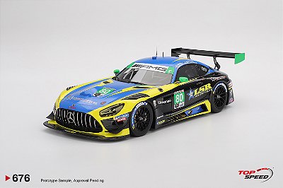 Mercedes AMG GT3 EVO Lone Star Racing 2025 IMSA 24Hs Daytona 1:18 TopSpeed